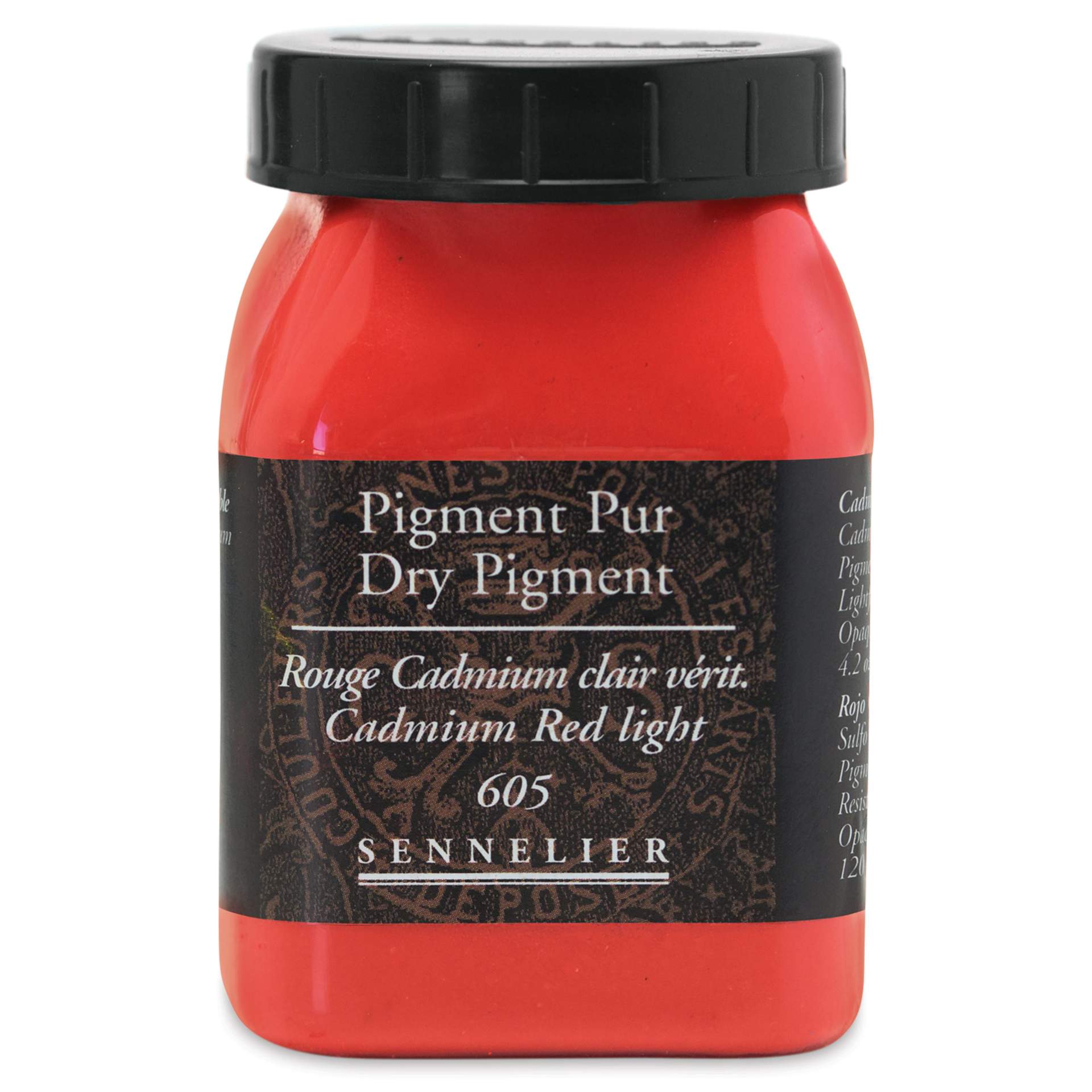 Sennelier Dry Pigment - Cadmium Red Light, 120 g jar