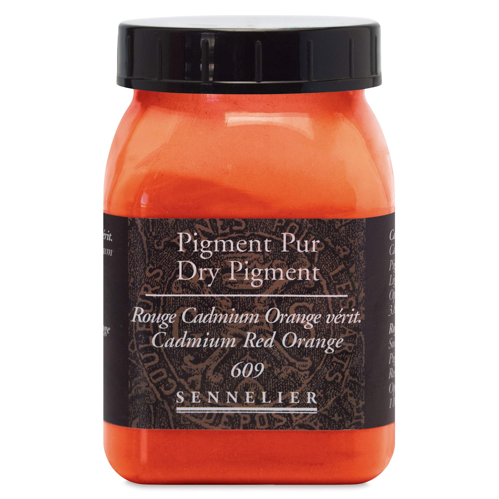 Sennelier Dry Pigment - Cadmium Red Orange, 110 g jar
