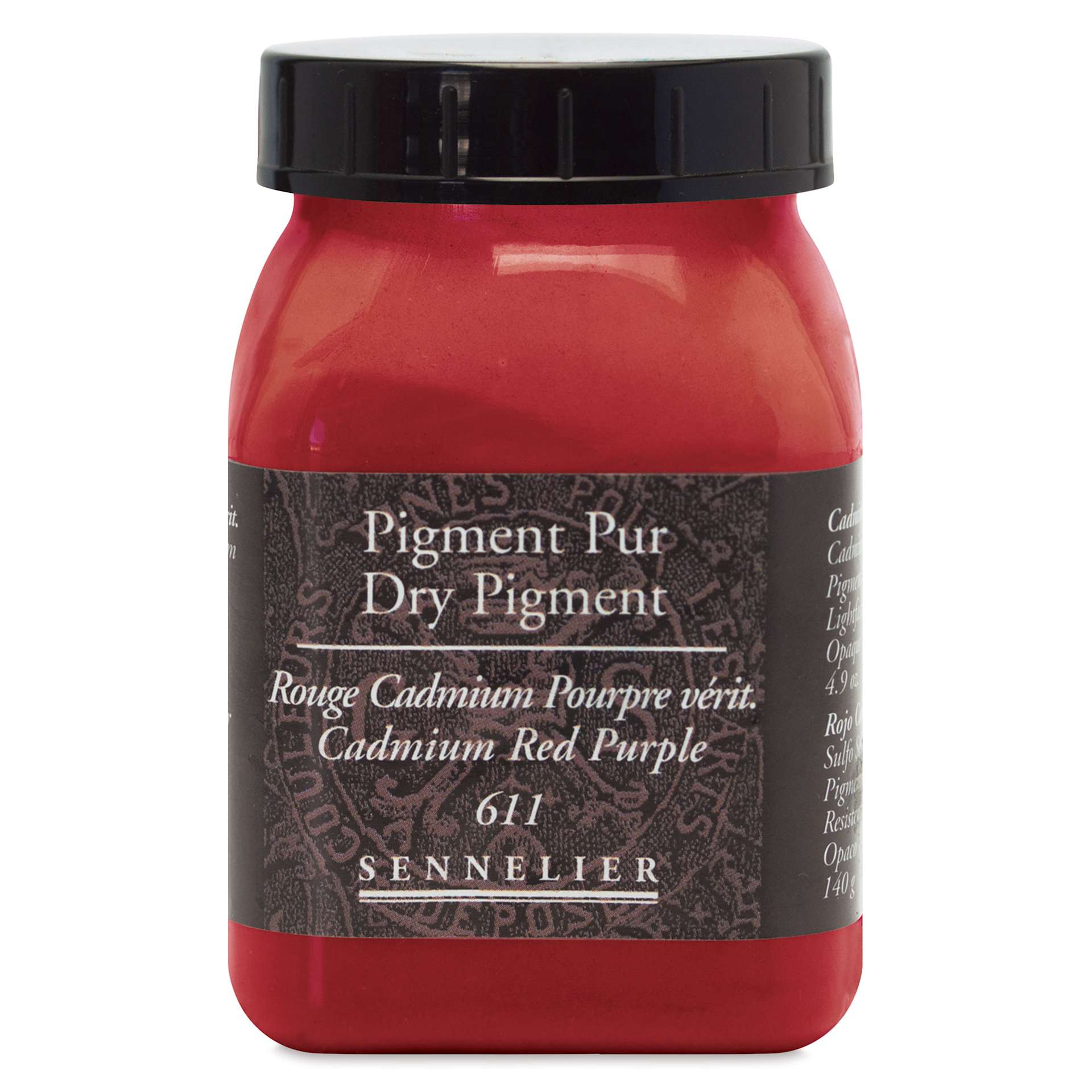 Sennelier Dry Pigment - Cadmium Red Purple, 140 g jar