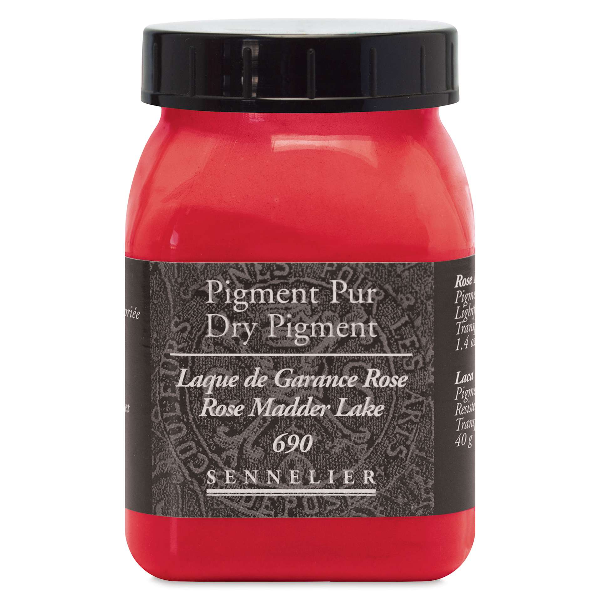 Sennelier Dry Pigment - Rose Madder Lake, 40 g jar