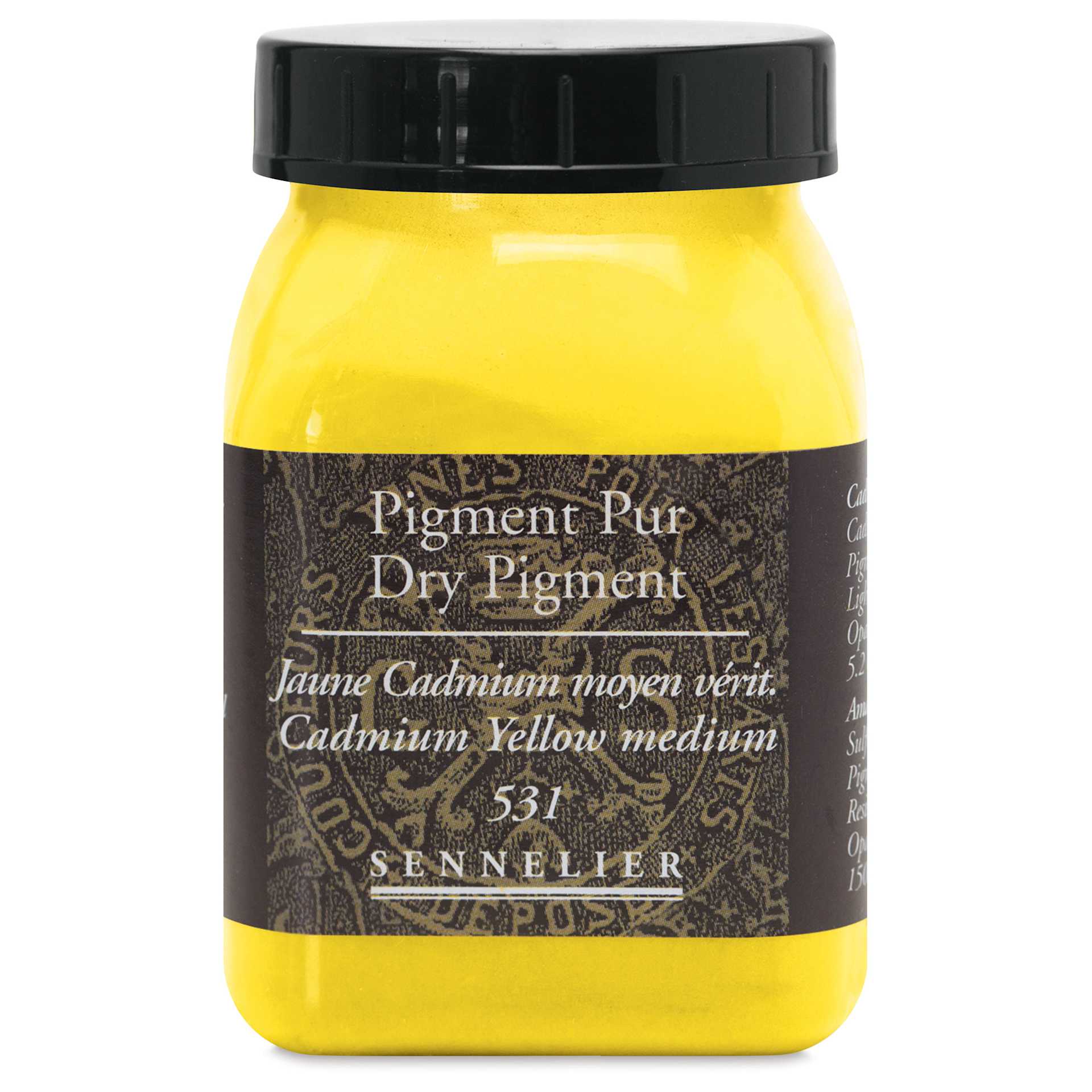 Sennelier Dry Pigment - Cadmium Yellow Medium, 150 g jar