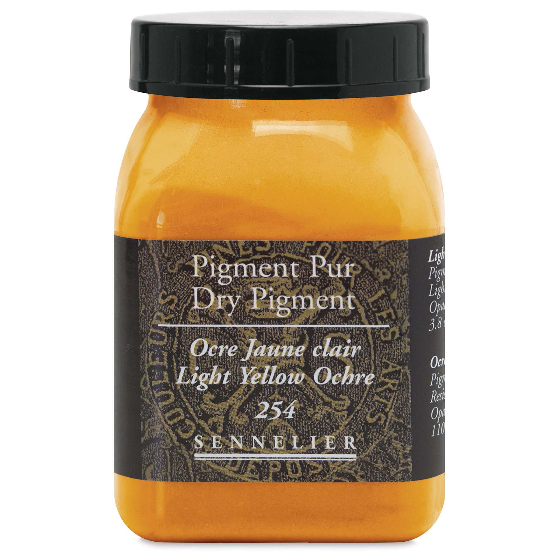 Sennelier Dry Pigment - Light Yellow Ochre, 110 g jar