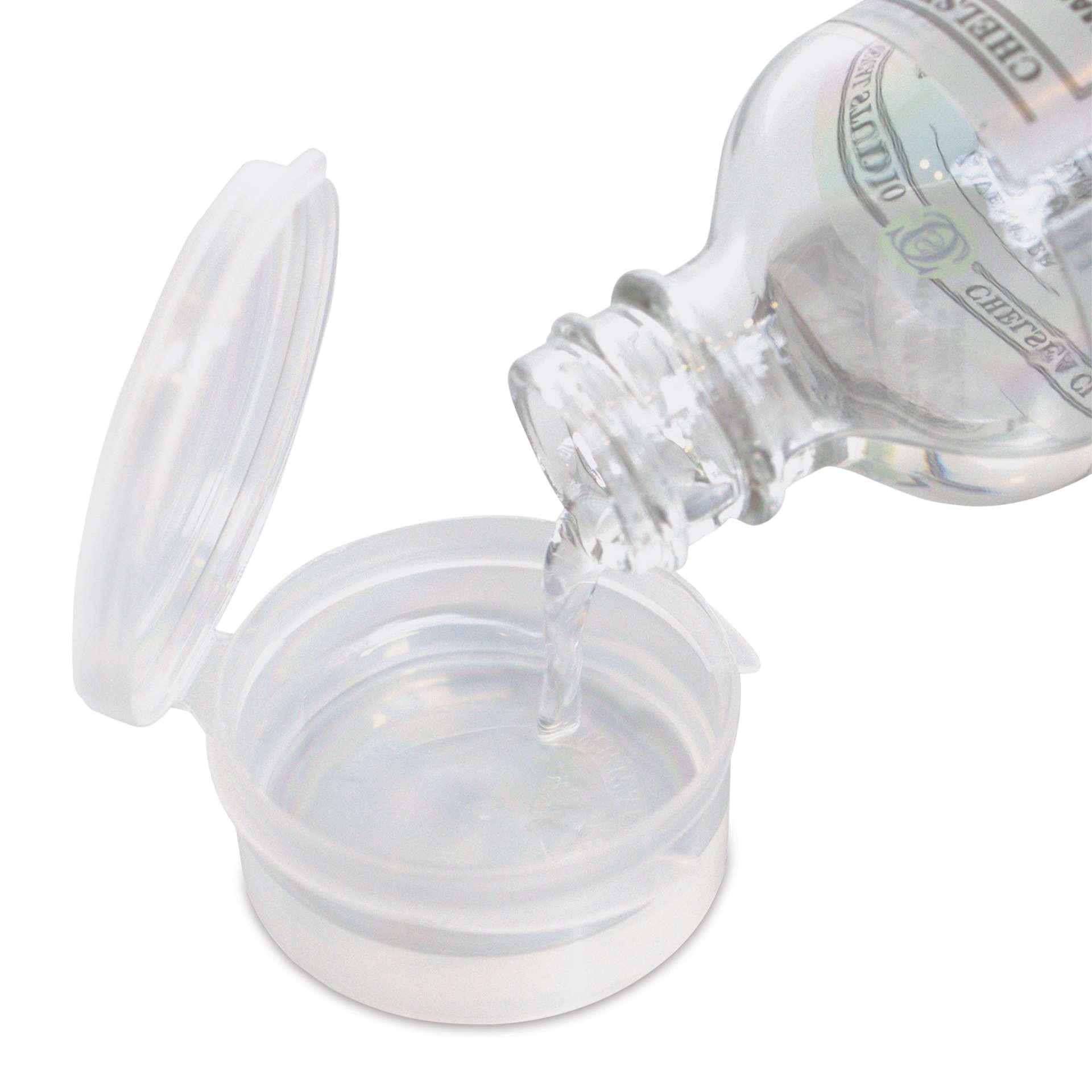 Masterson Solvent Cup Pack - Pkg of 10, liquid pouring into single cup