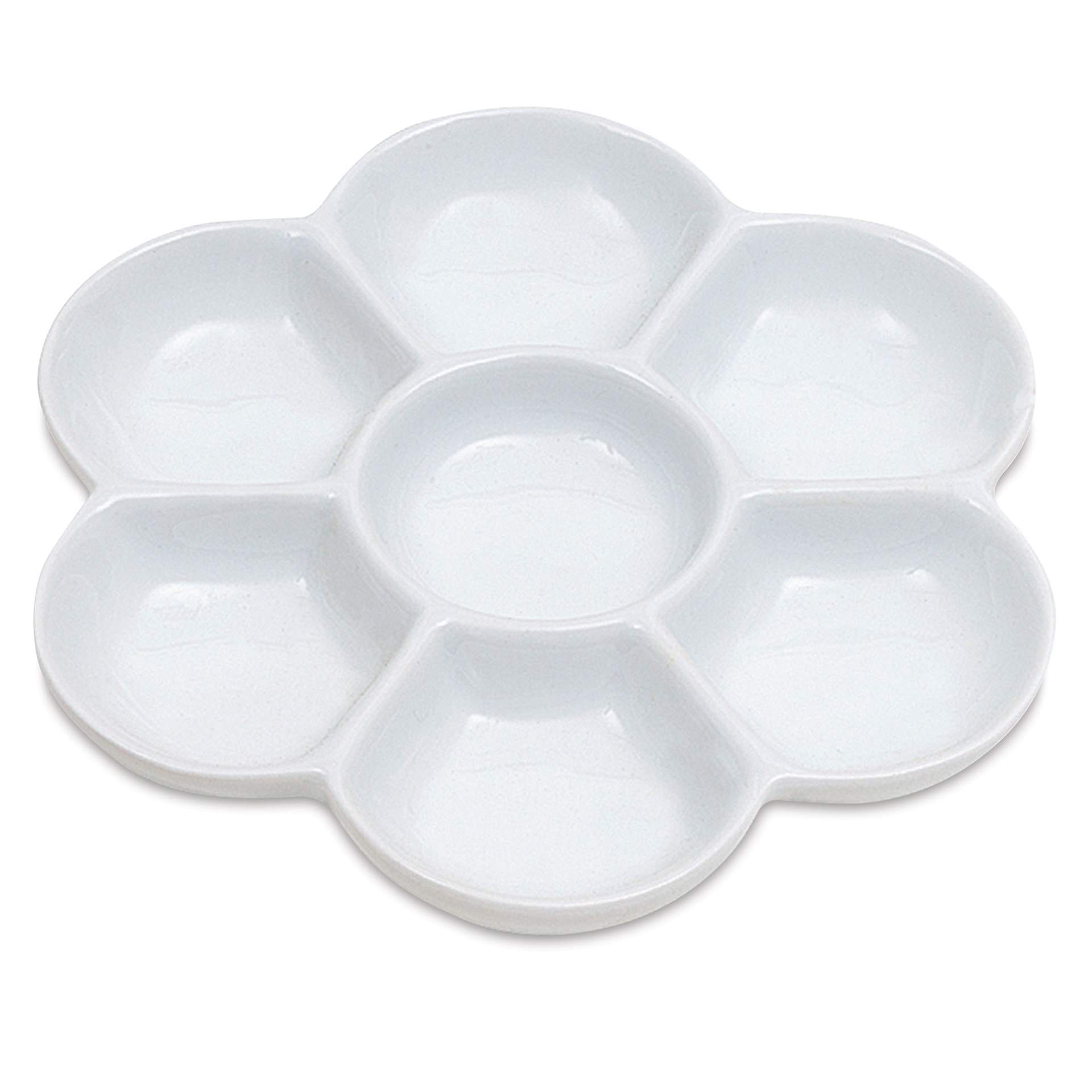 Yasutomo Flower Porcelain Dish - 7 wells