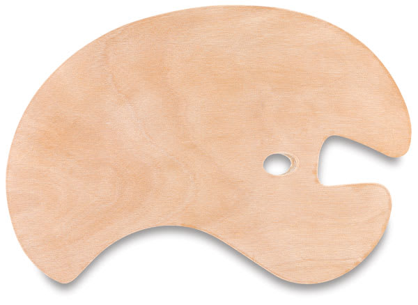 Richeson Wooden Palettes - Wooden Palette, Lefthanded 