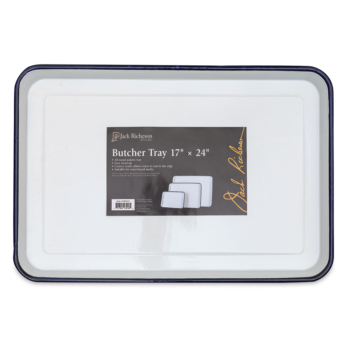 Richeson Butcher Tray Palette - 17" x 24" with label