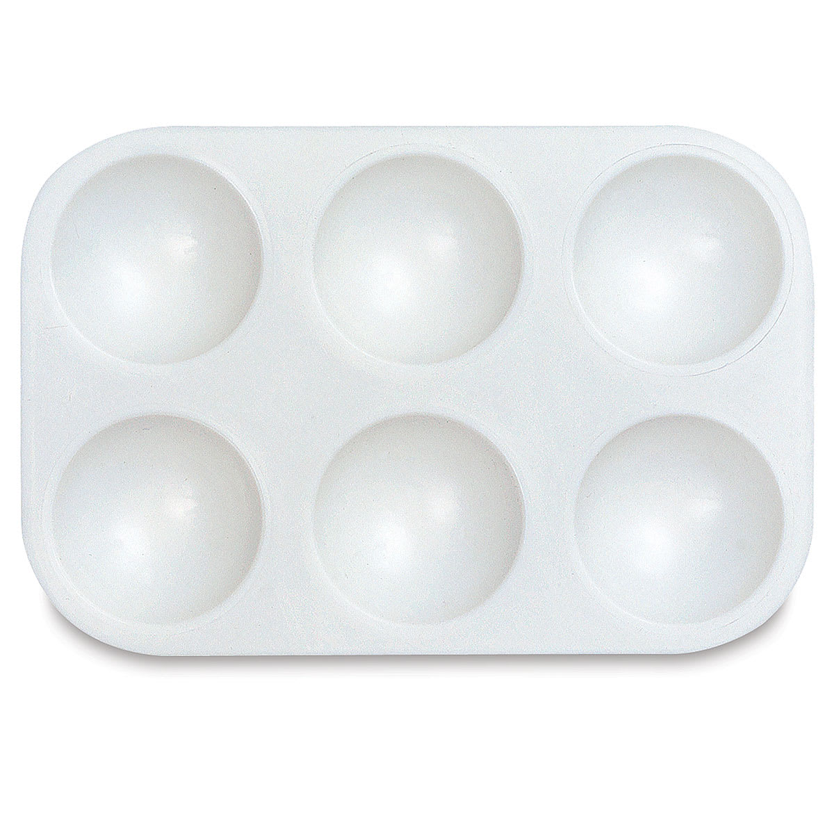 Richeson Rectangular 6-Well Tray - 5 1/4" x 3 5/8", White, 6 Well, Rectangular