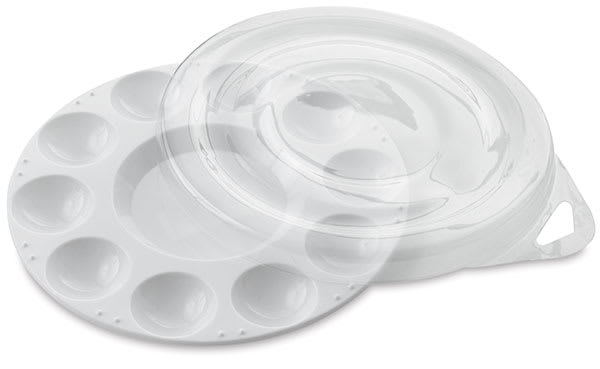 Plastic 10-Well Paint Tray with Cover