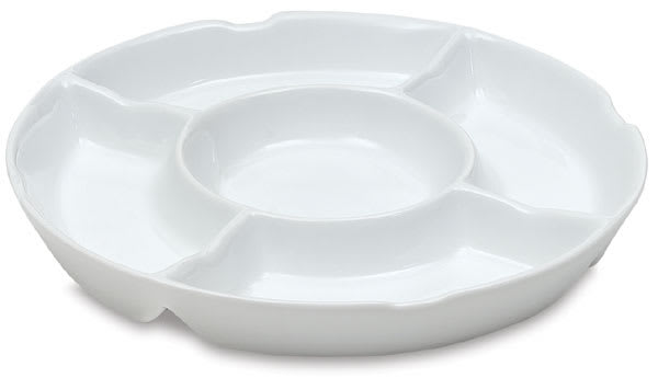 Richeson Round Palette, with 5 Wells
