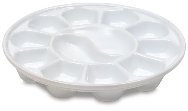 Richeson Round Palette, with 12 Wells