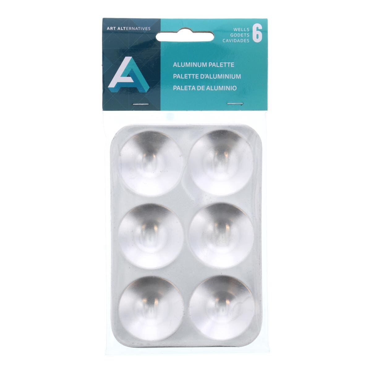 Art Alternatives Aluminum Palettes - Rectangular,  5-1/4" x 3-1/2"