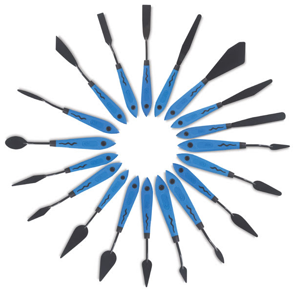 Blick Comfort Grip Palette Knives by RGM - a selection of shapes and sizes