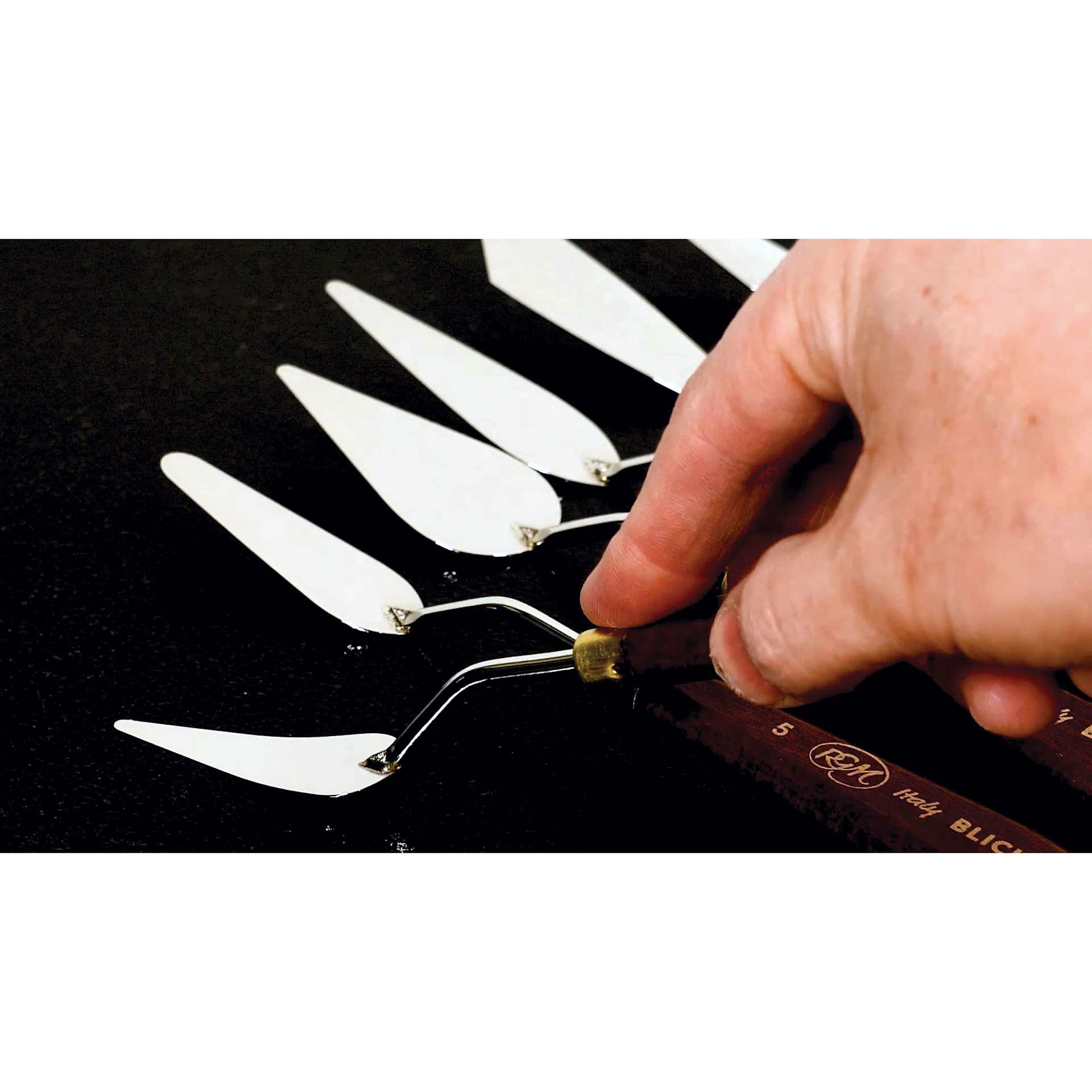 Blick Palette Knives and Sets by RGM, in-hand