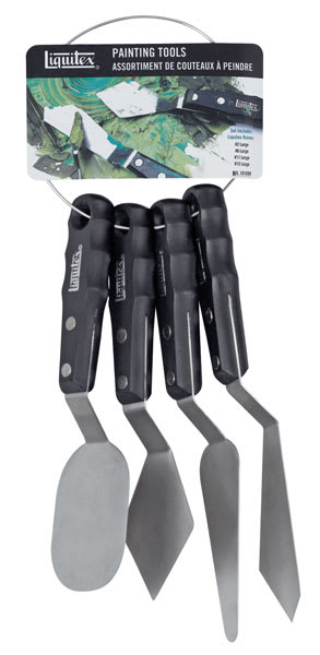 Liquitex Painting Knives-Ring Set of 4 Large Liquitex Painting Knives-Ring Set of 4 Large