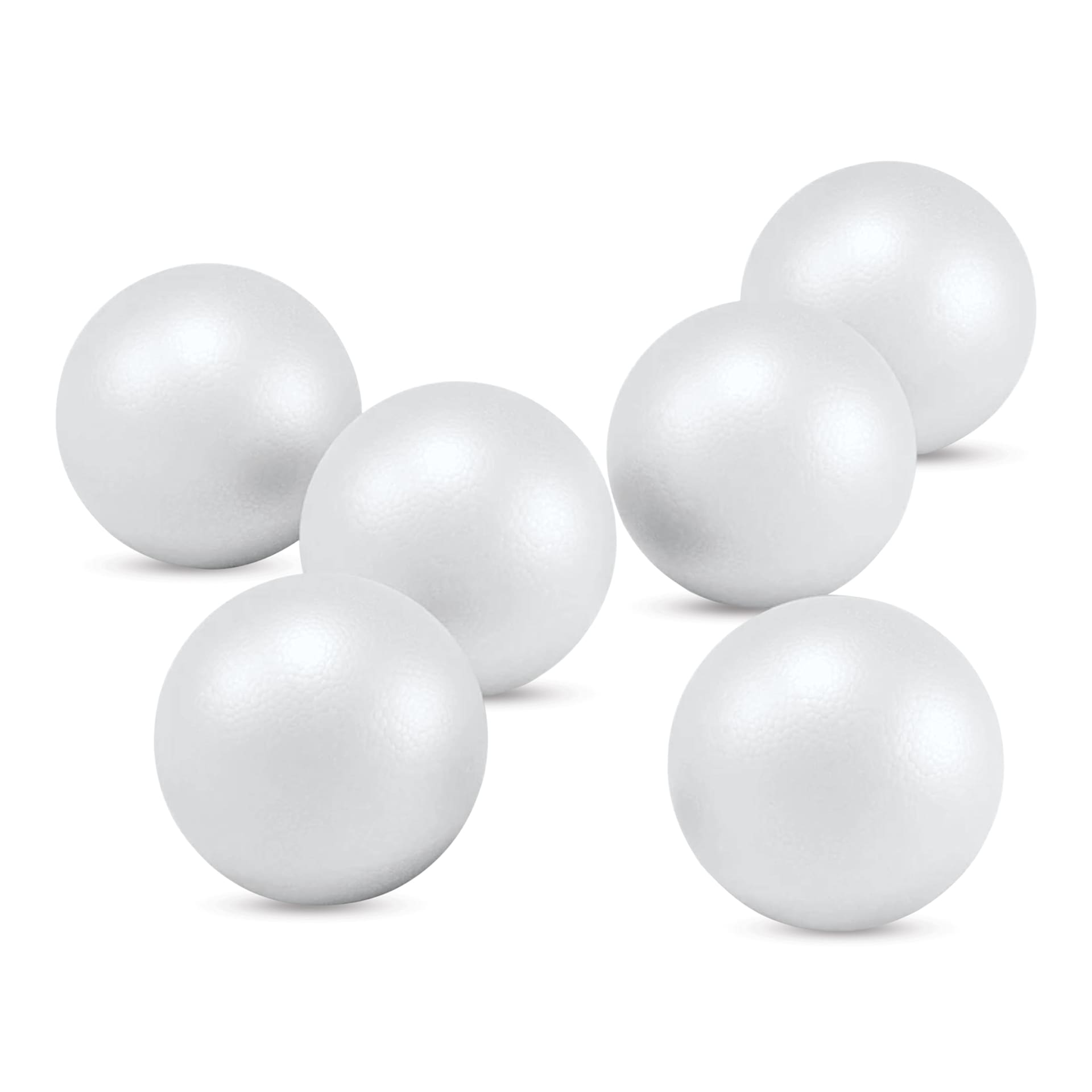 FloraCraft SmoothFoM Foam - Ball, Pkg of 6, 3" Dia out of packaging