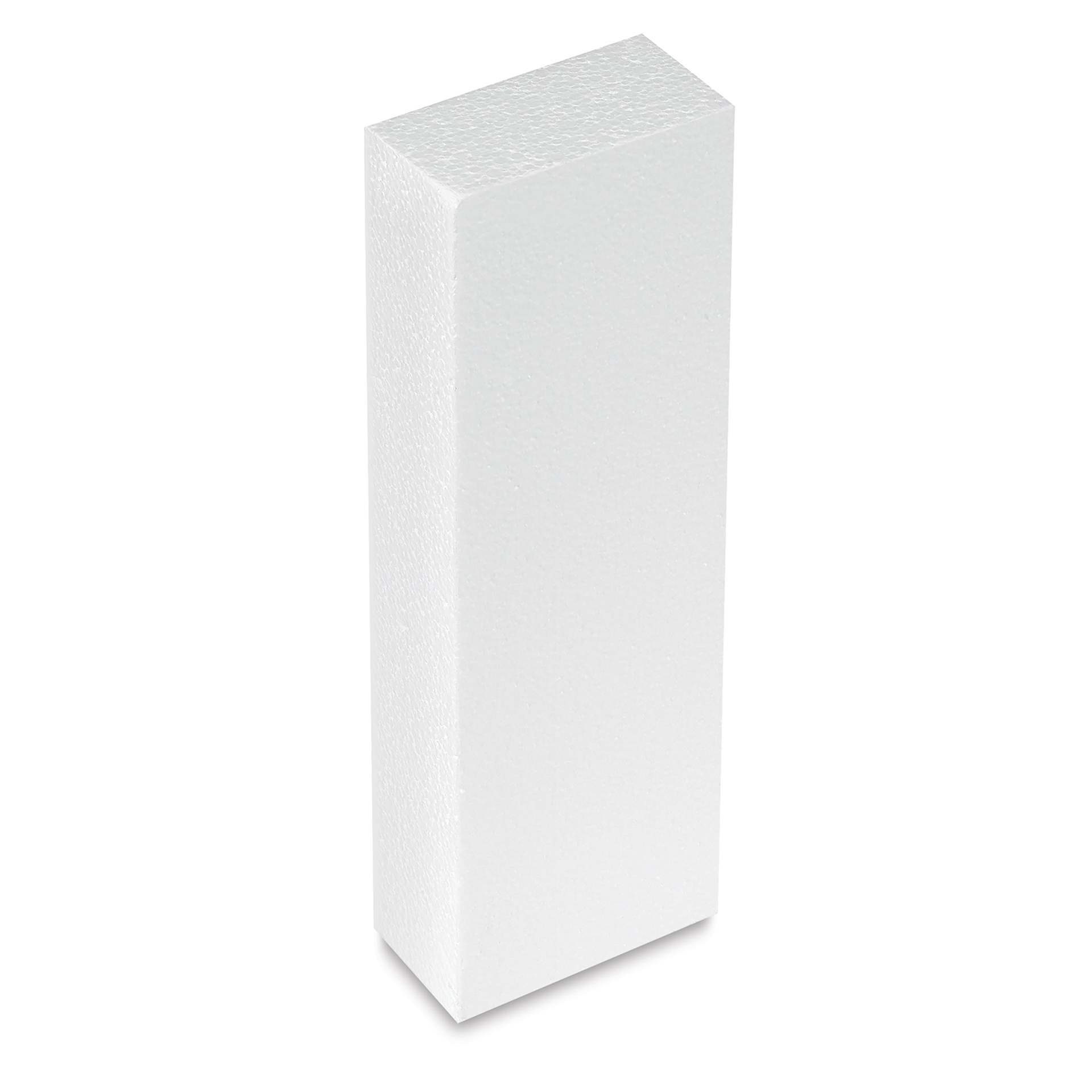 FloraCraft SmoothFoM Foam - Block, 4" x 12" x 2" angled view