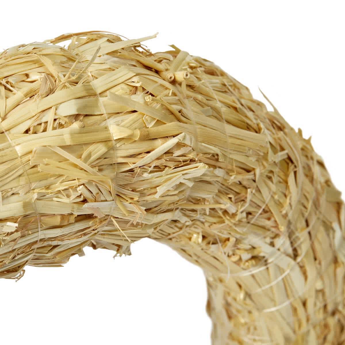 Natural Straw Wreaths 18"