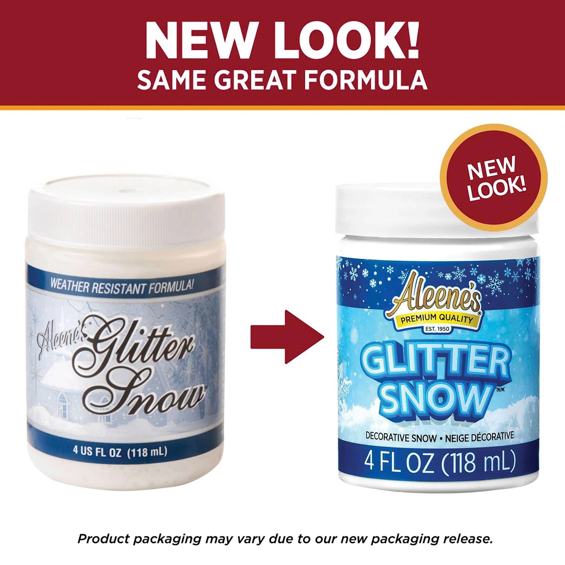 New Look! Same great formula.