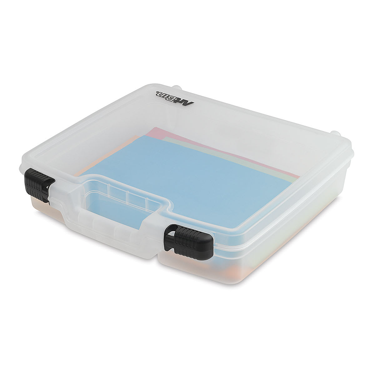 ArtBin Quick-View Carrying Case - Top view of closed case with files