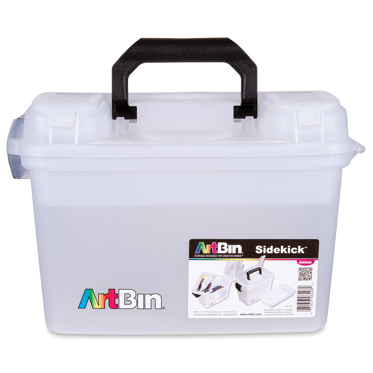ArtBin Sidekick Storage Bin (closed, front view) ArtBin Sidekick Storage Bin (closed, front view)