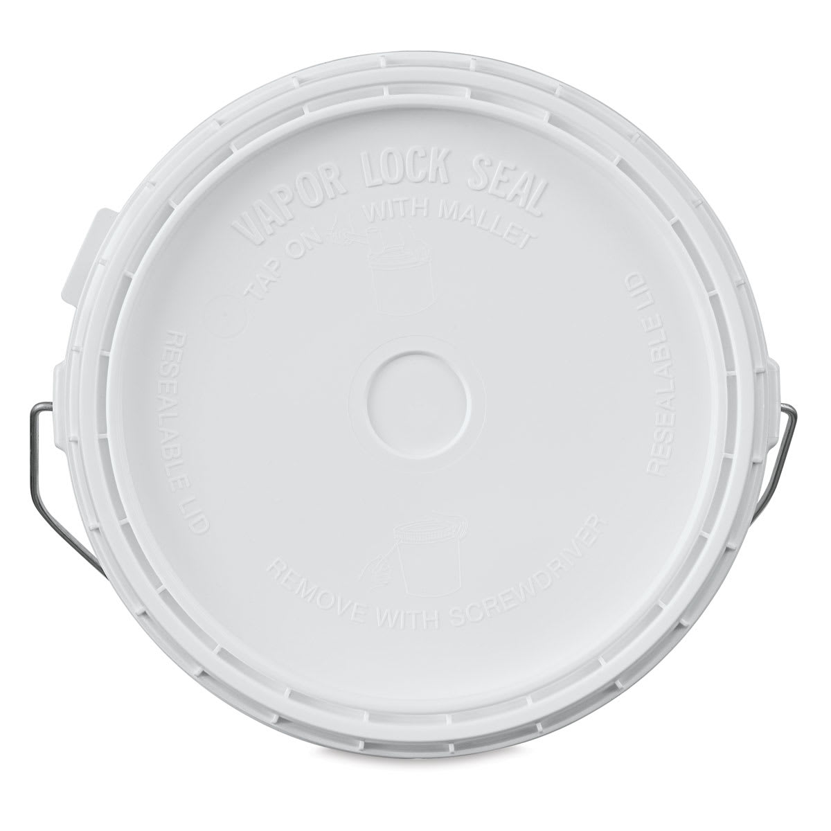 Plastic Bucket with Lid 1 gallon Top of Bucket Plastic Bucket with Lid 1 gallon Top of Bucket