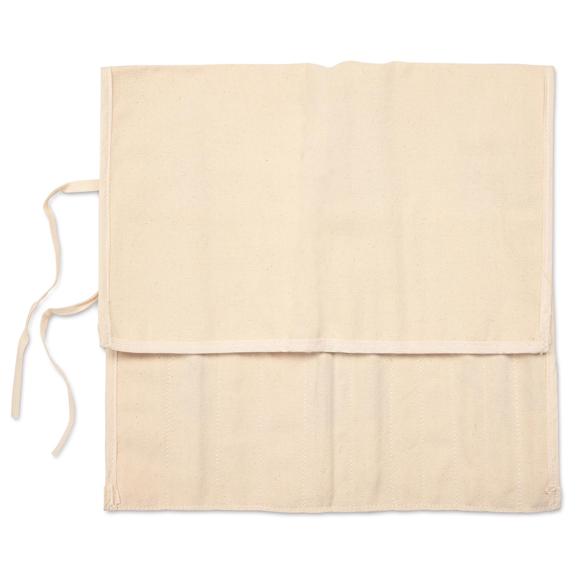 Utrecht Canvas Brush Roll - 14" x 23-1/2", flat