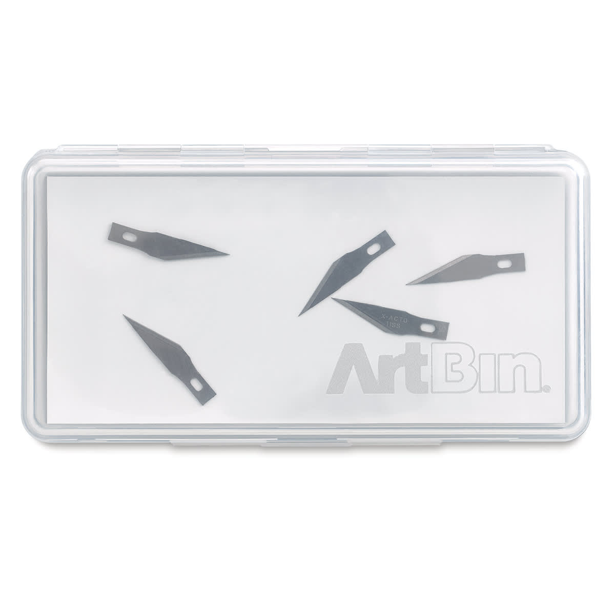 ArtBin Slim Line Magnetic Blade Storage Box (front view, blades not included)
