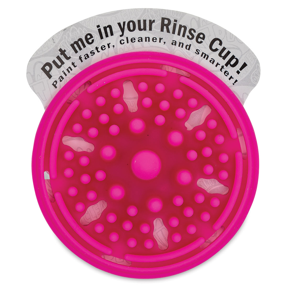 Paint Puck Brush Cleaner - Pink top view