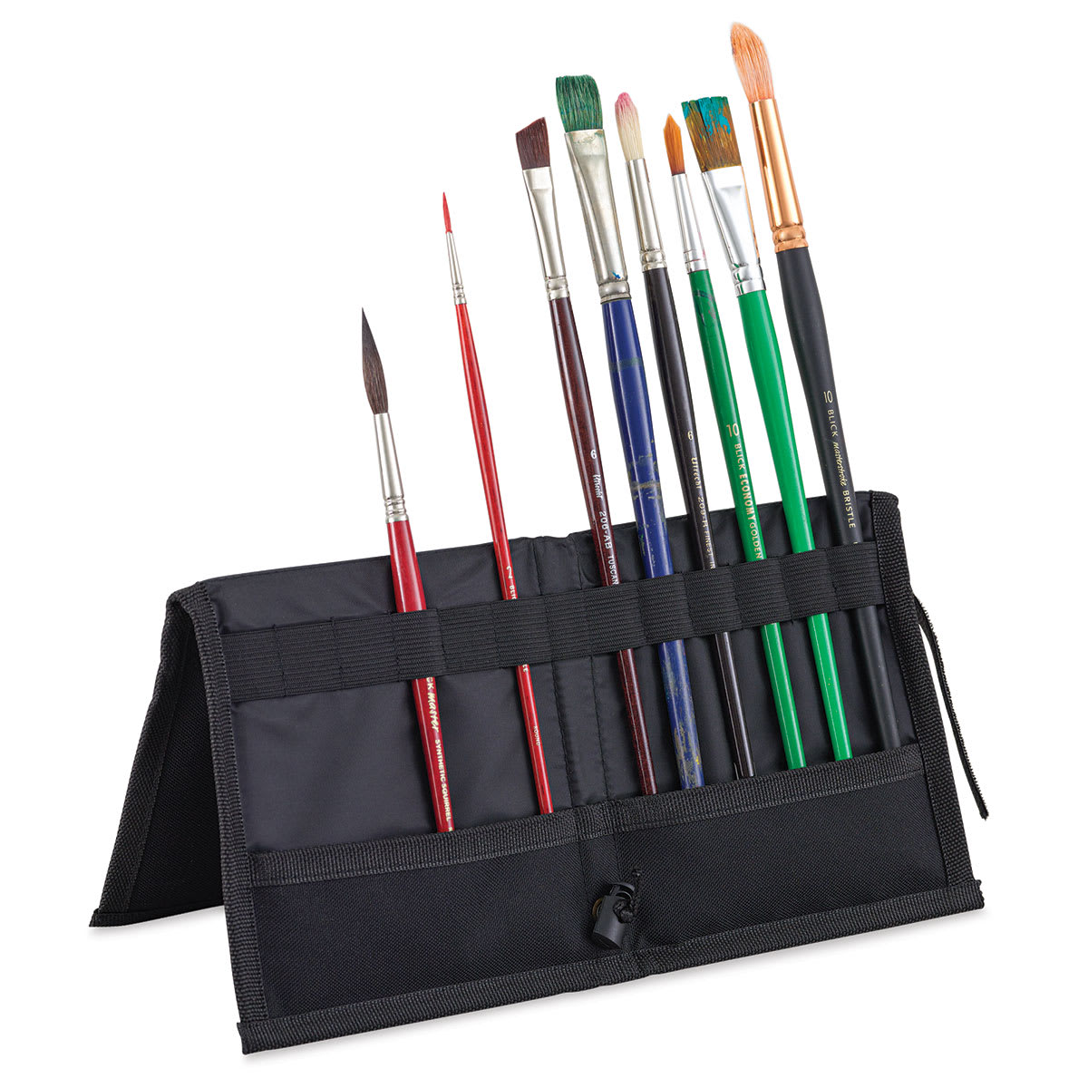 Art Alternatives Brush Wallet - Open, Brushes not included