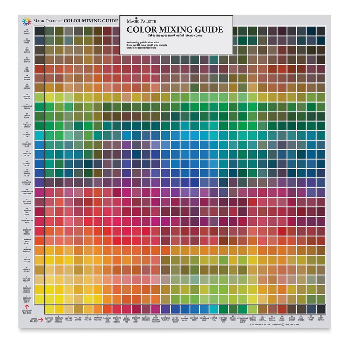 Color Selector and Mixing Guide, Studio Size - front of package