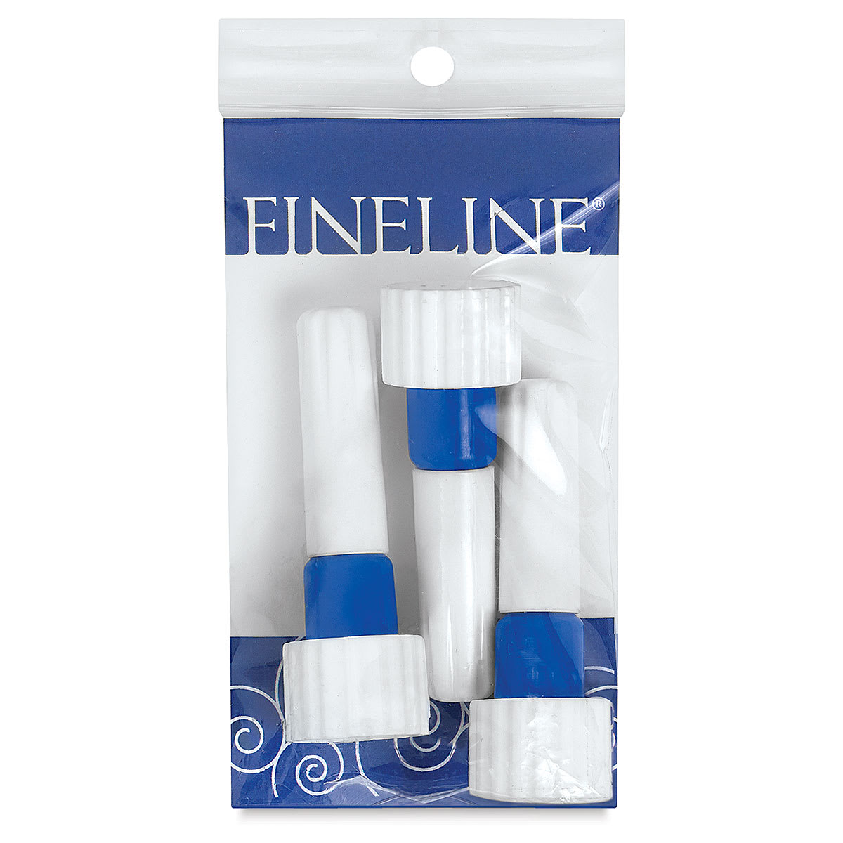 Replacement Precision Applicators - Front view of package of 3 Applicators