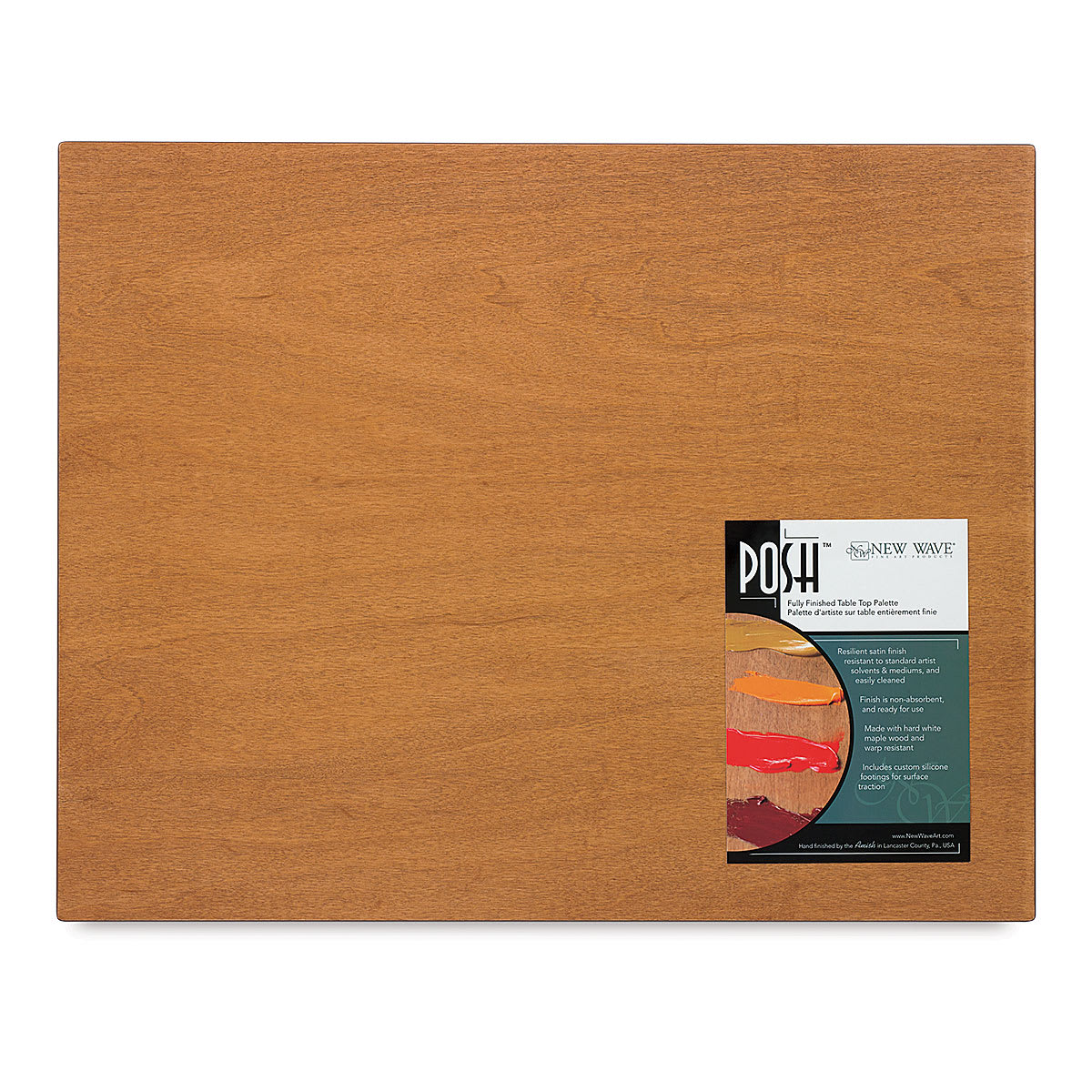 New Wave Posh Tabletop Palette - Natural, 15-3/5'' x 19-3/5''