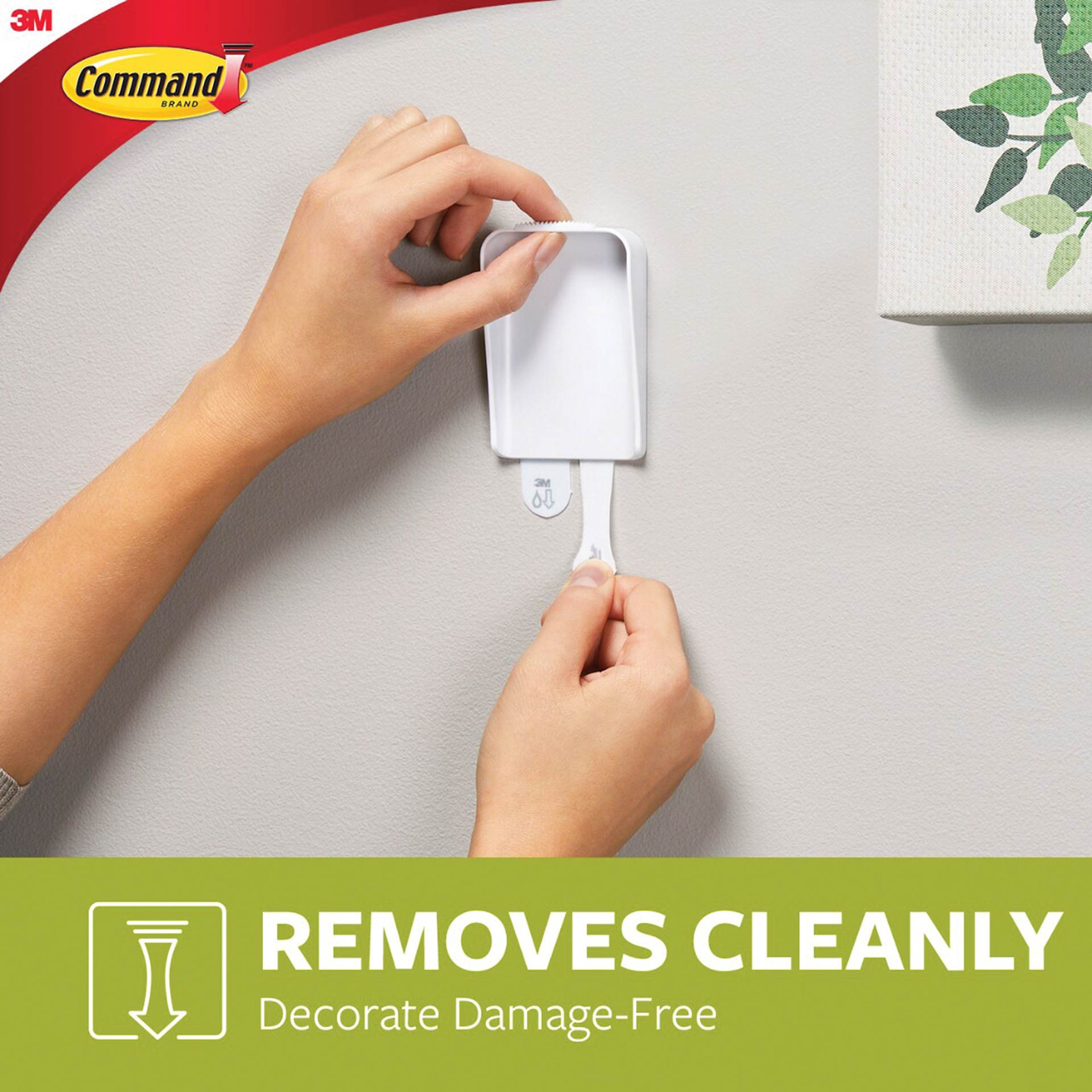 Removes cleanly, decorate damage-free