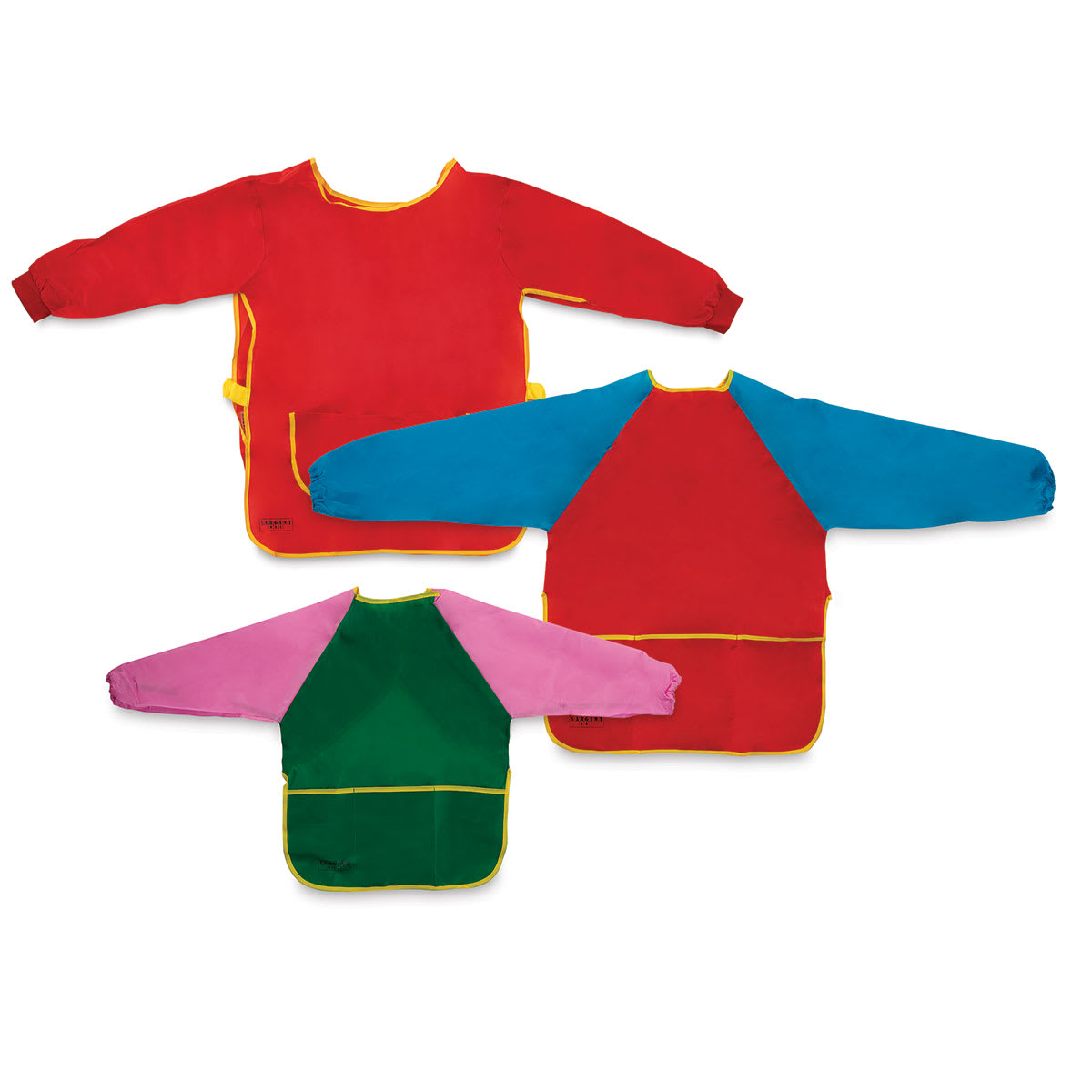 Sargent Art Children's Art Smocks - Three different sizes shown together