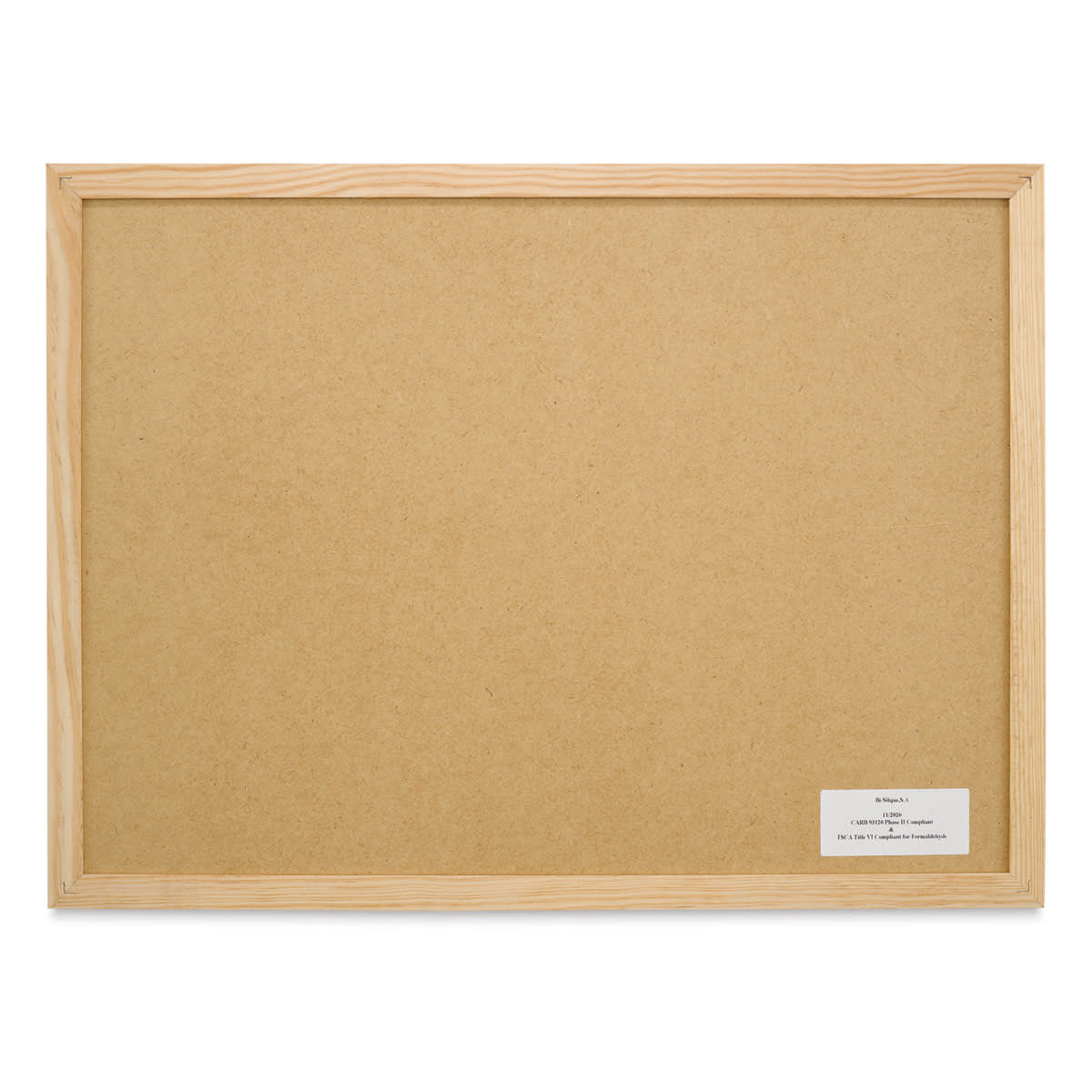 MasterVision Pine Wood Frame Chalkboard - 18" x 24" (Back)