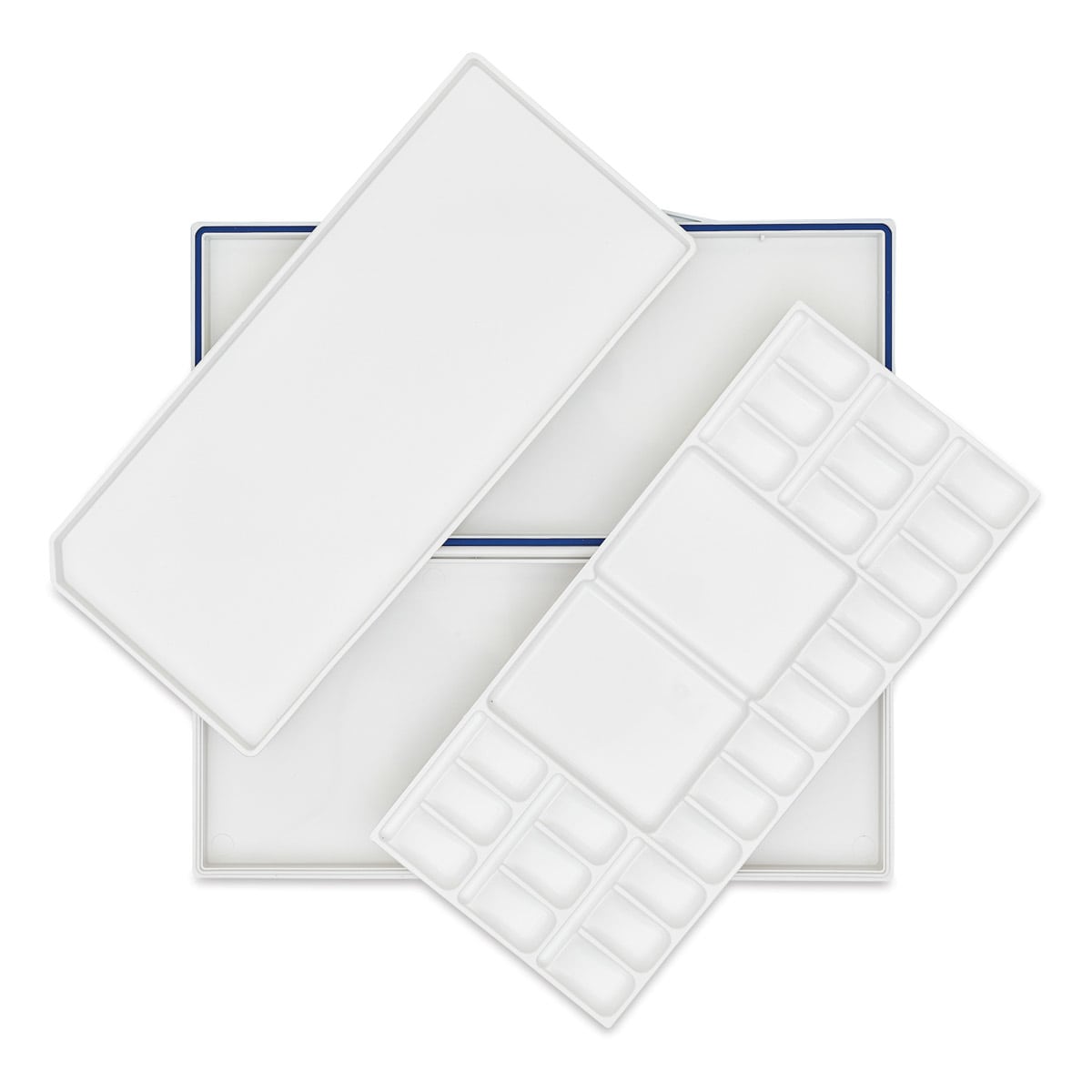 Alvin Heritage Artist 24-Well Paint Palette (open with trays removed)