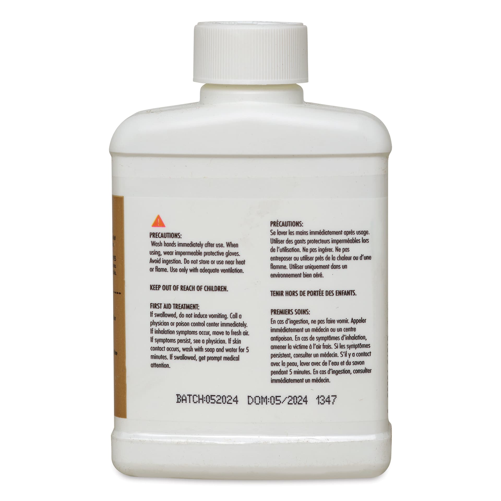 Mona Lisa Odorless Paint Thinner - 8 oz back