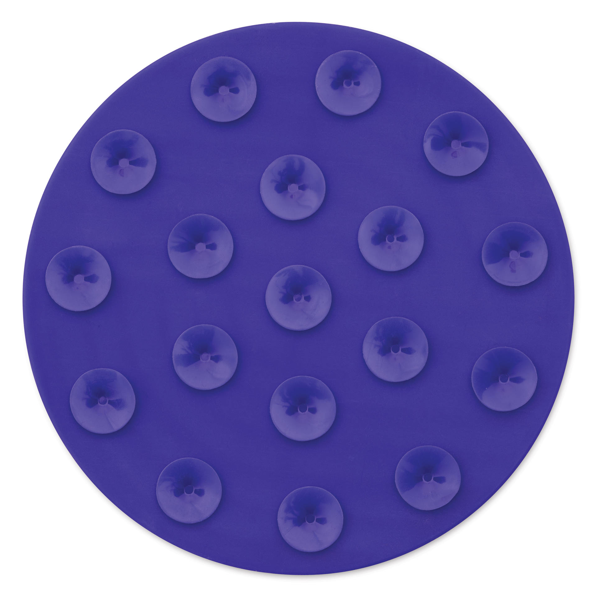 Silver Brush Round Brush Cleaning Mat, suction cup bottom