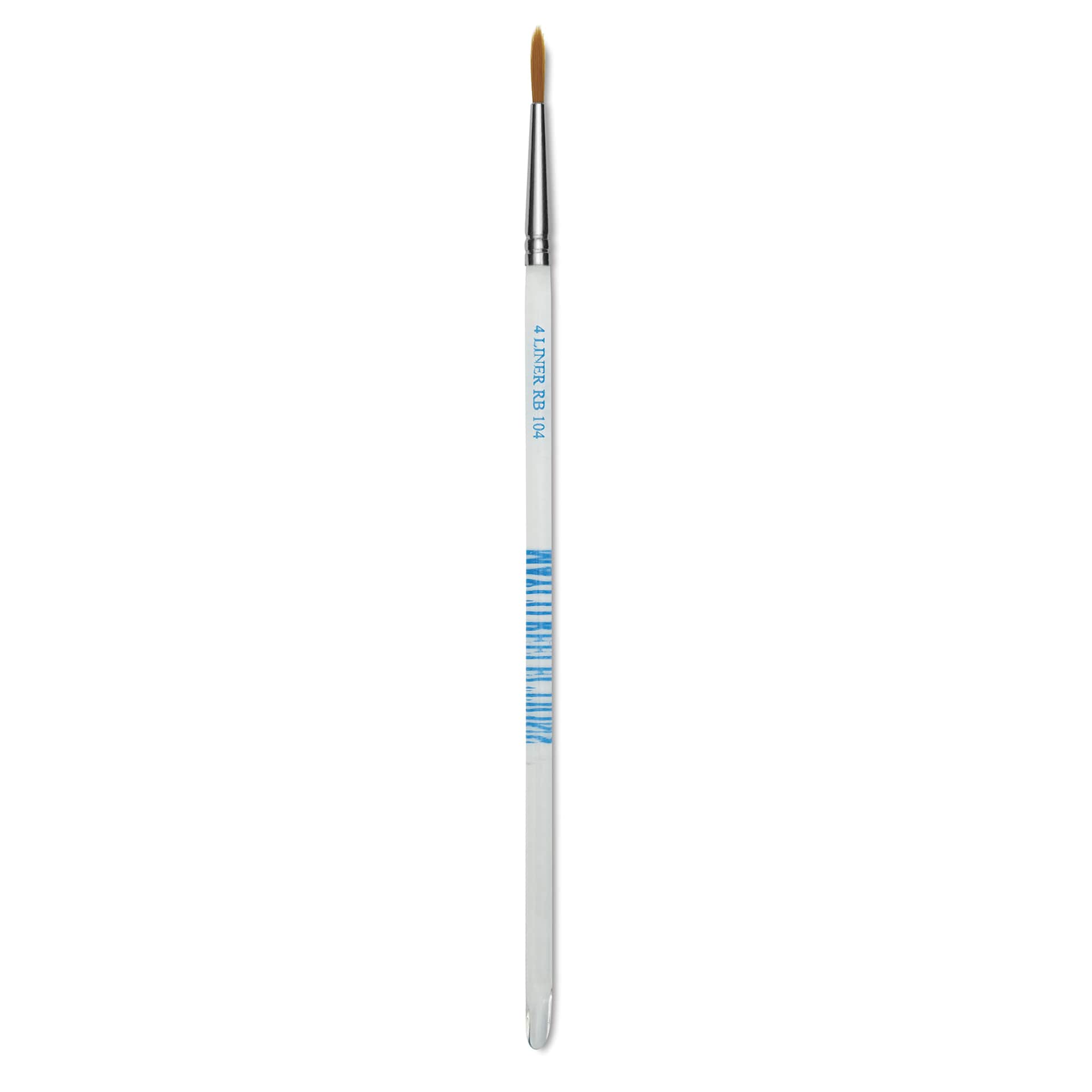Mayco Reflections Golden Taklon Brush - Liner, Short Handle, Size 4