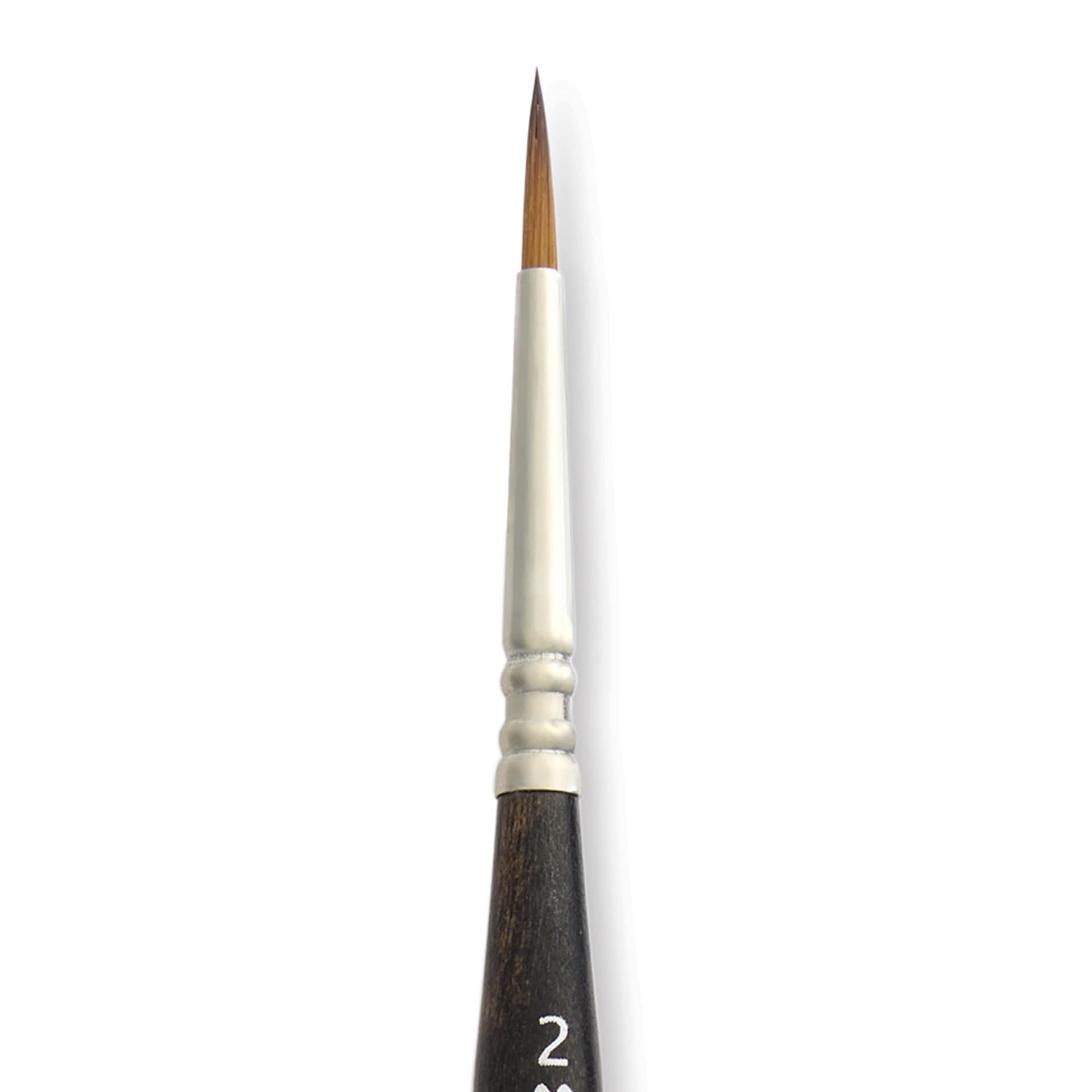 Escoda Prado Tame Synthetic Travel Brush - Round, Size 2, close-up