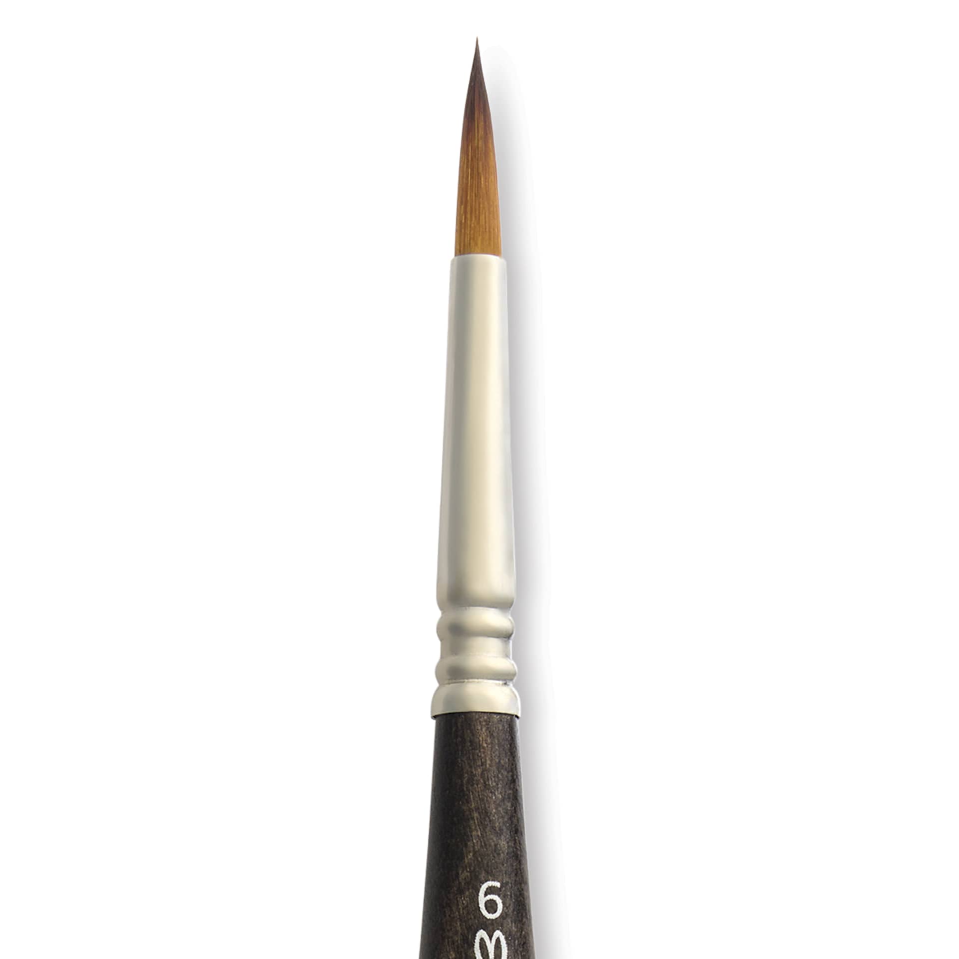 Escoda Prado Tame Synthetic Travel Brush - Round, Size 6, close-up