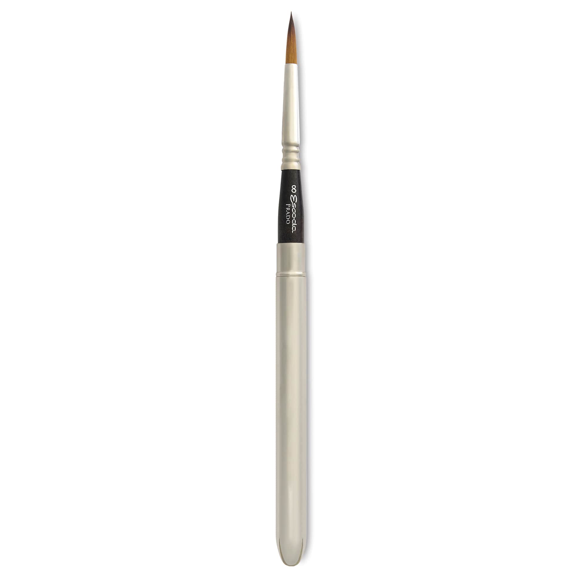 Escoda Prado Tame Synthetic Travel Brush - Round, Size 8