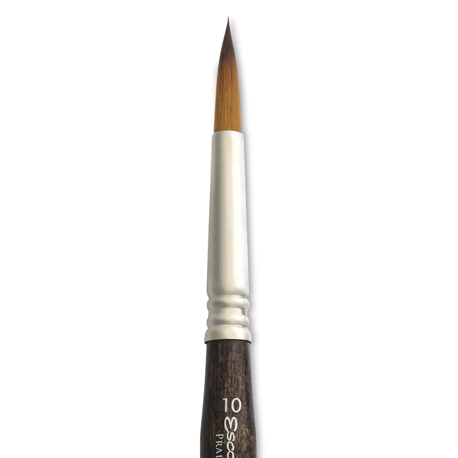 Escoda Prado Tame Synthetic Travel Brush - Round, Size 10, close-up