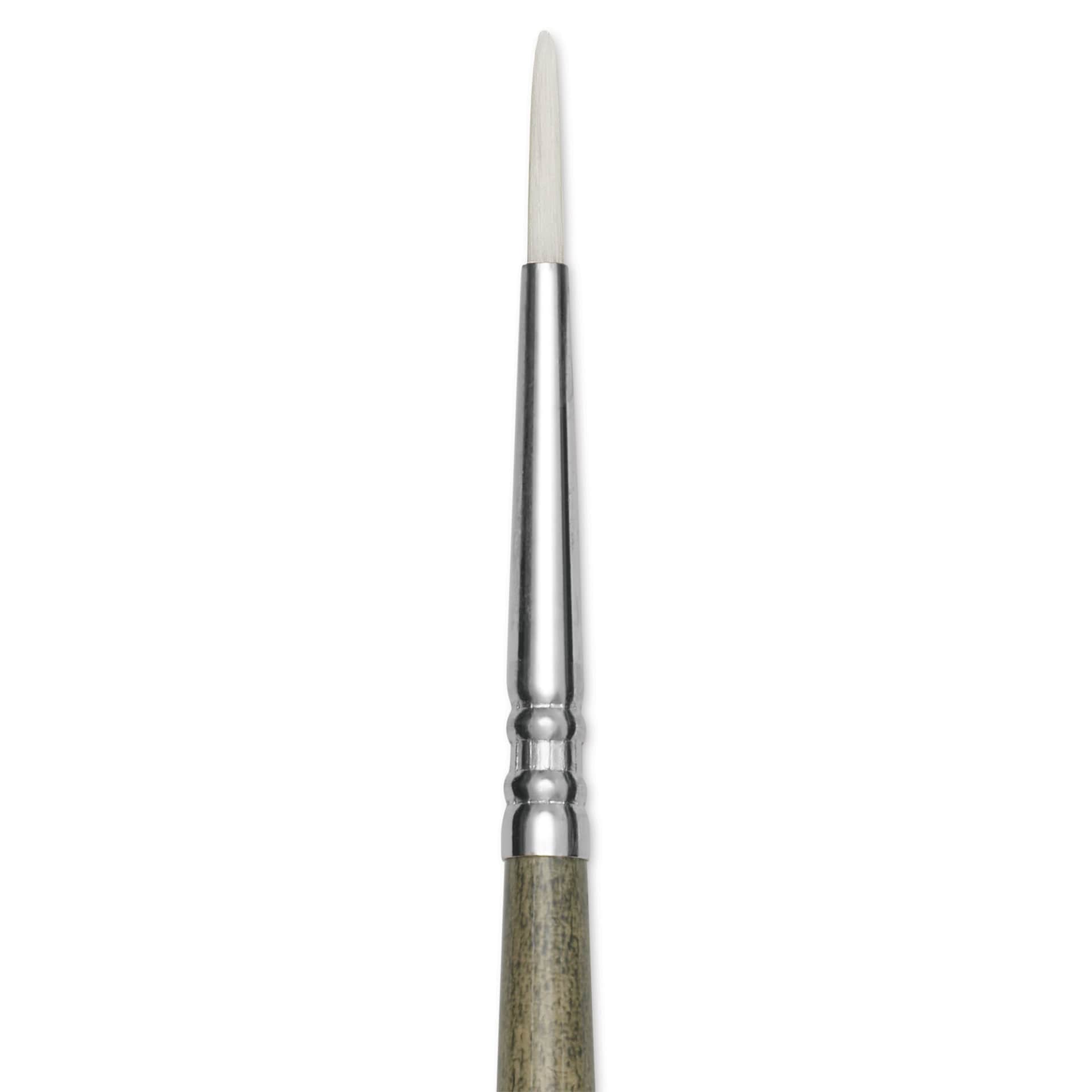 Escoda Signature Ali Cavanaugh Perla Synthetic Brush - Round Pointed, Size 2, close-up