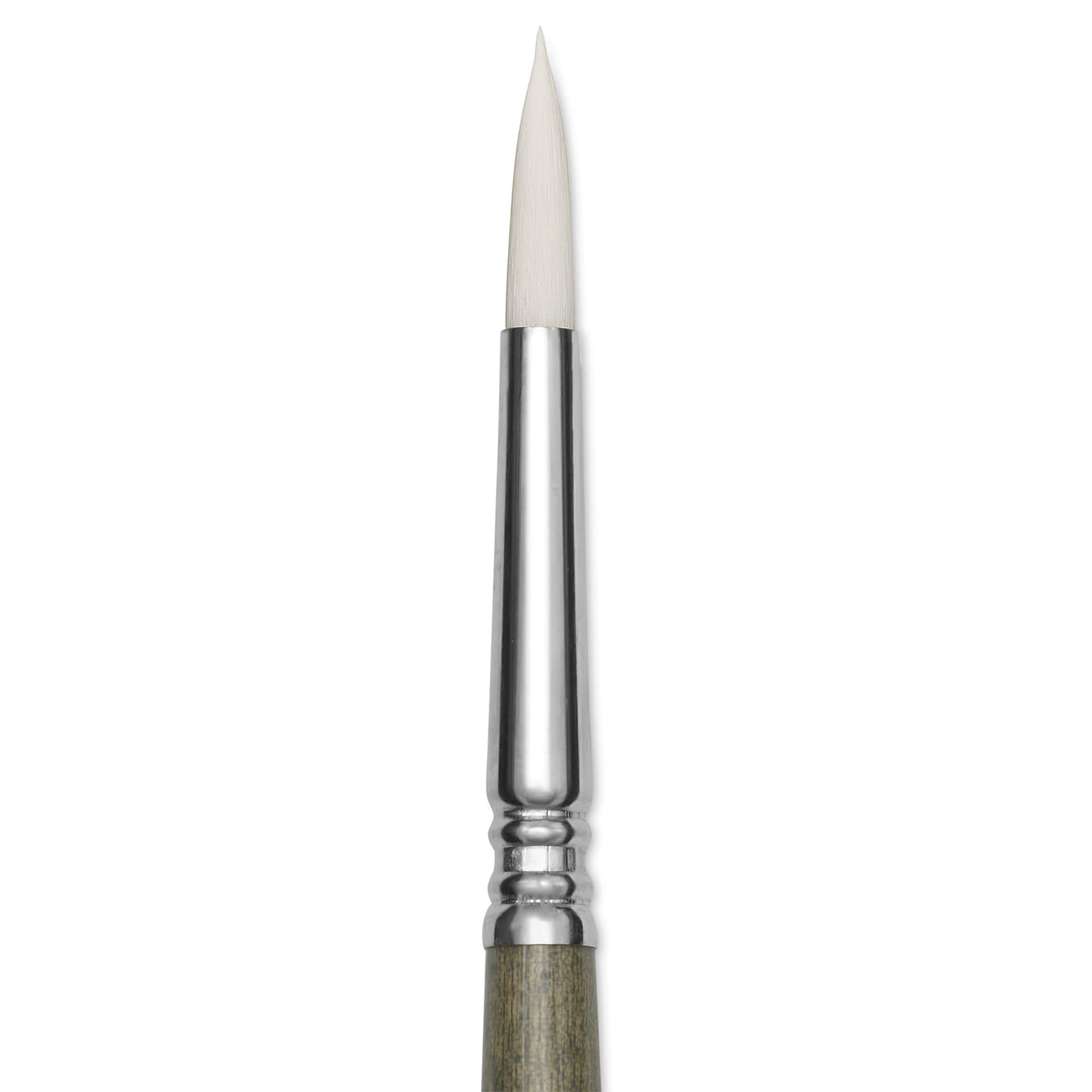 Escoda Signature Ali Cavanaugh Perla Synthetic Brush - Round Pointed, Size 8, close-up
