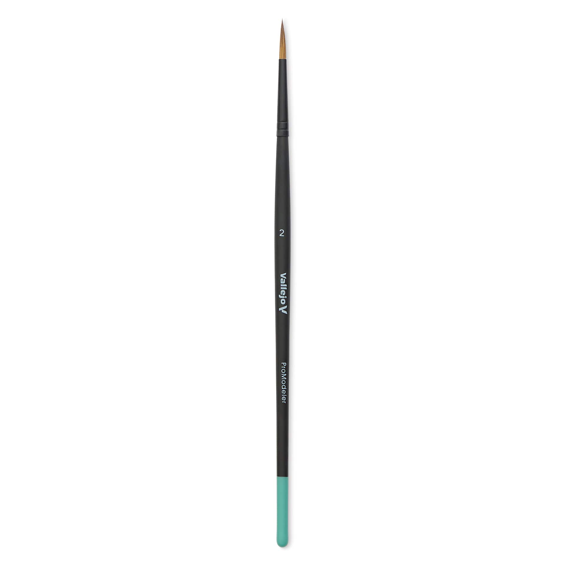 Vallejo Natural Pro Modeler Brush - Round, Size 2