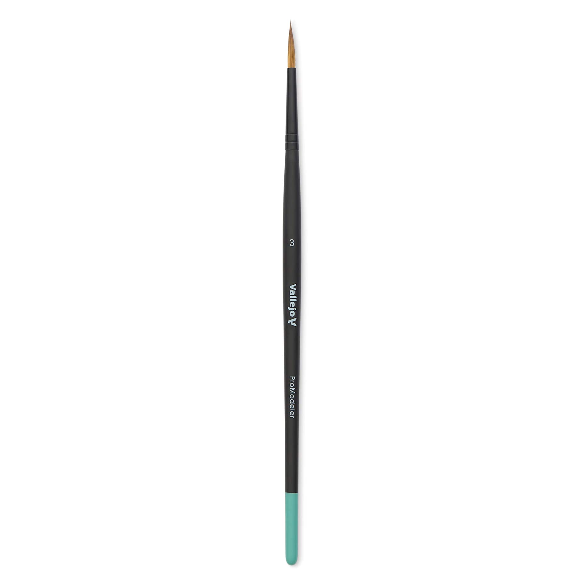 Vallejo Natural Pro Modeler Brush - Round, Size 3