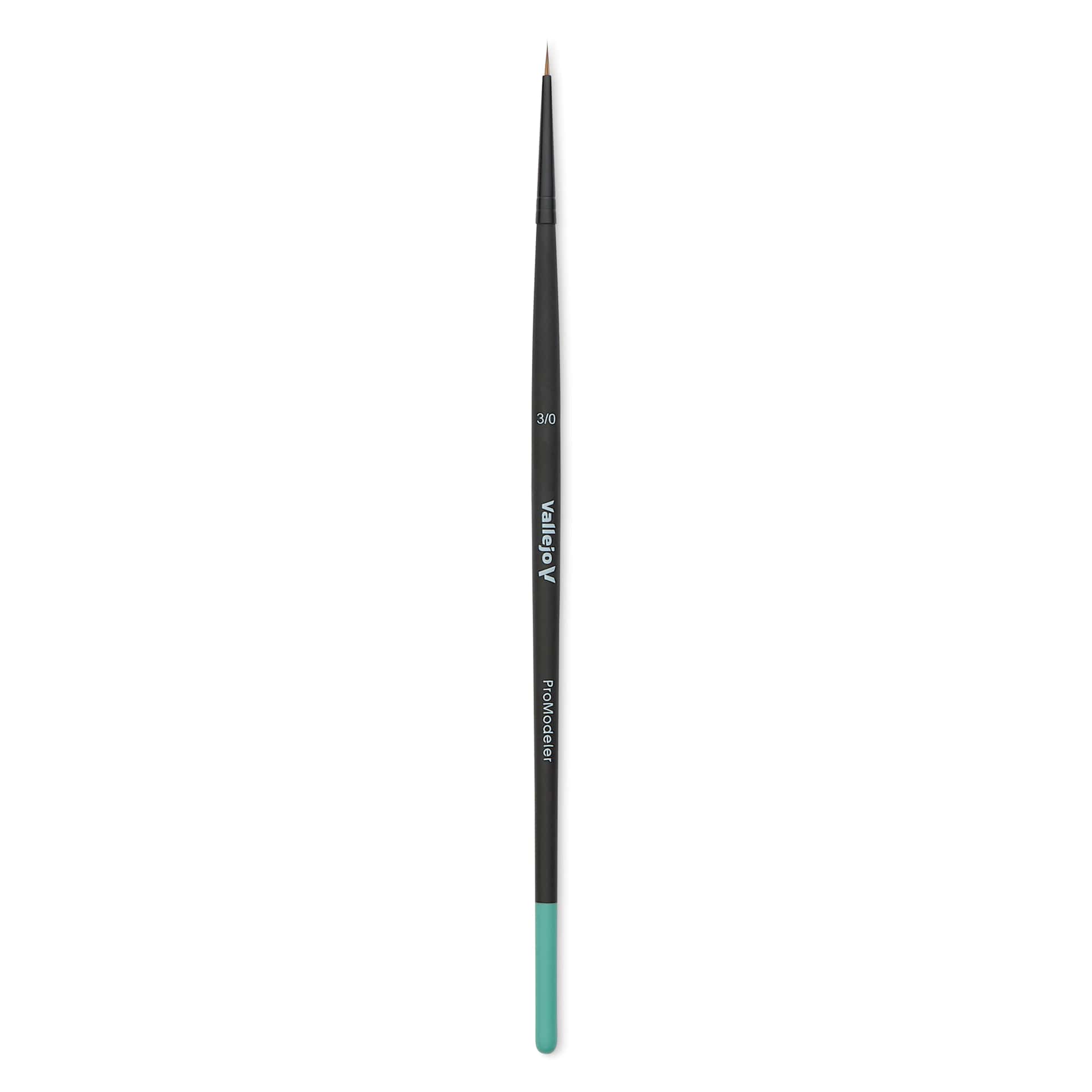 Vallejo Natural Pro Modeler Brush - Round, Size 3/0