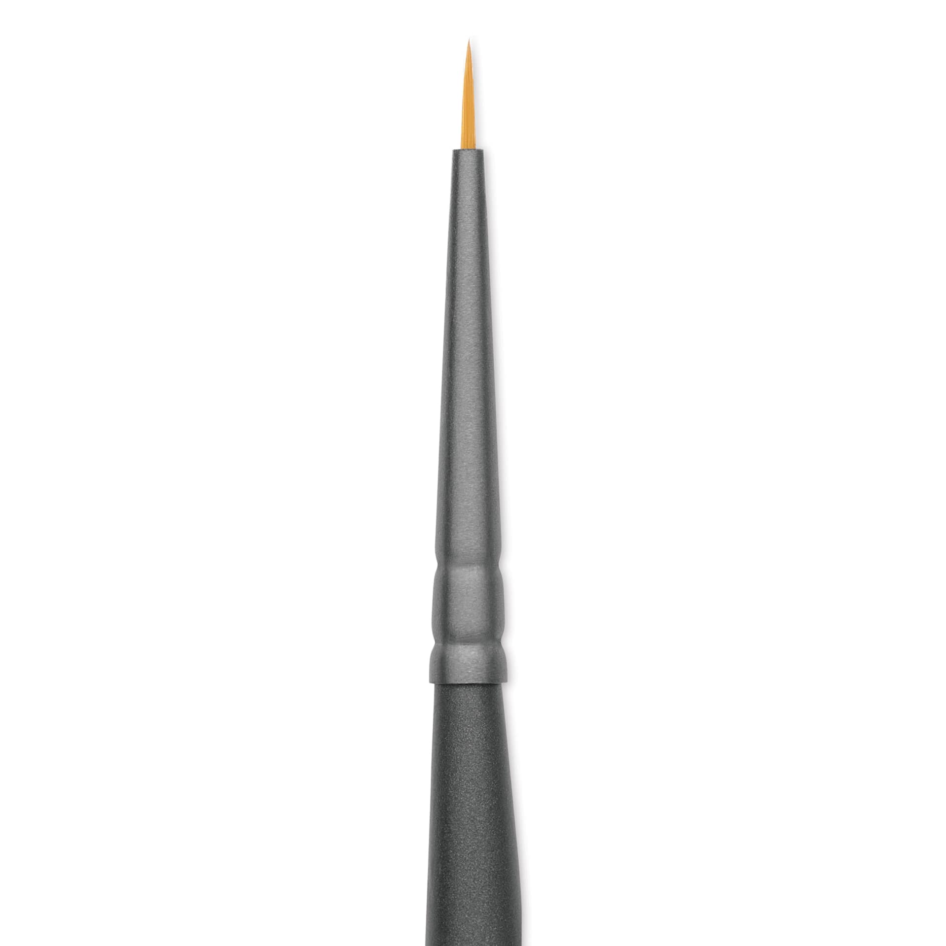 Vallejo Synthetic Golden Toray Hobby Brush - Detail Round, Size 4/0, close up