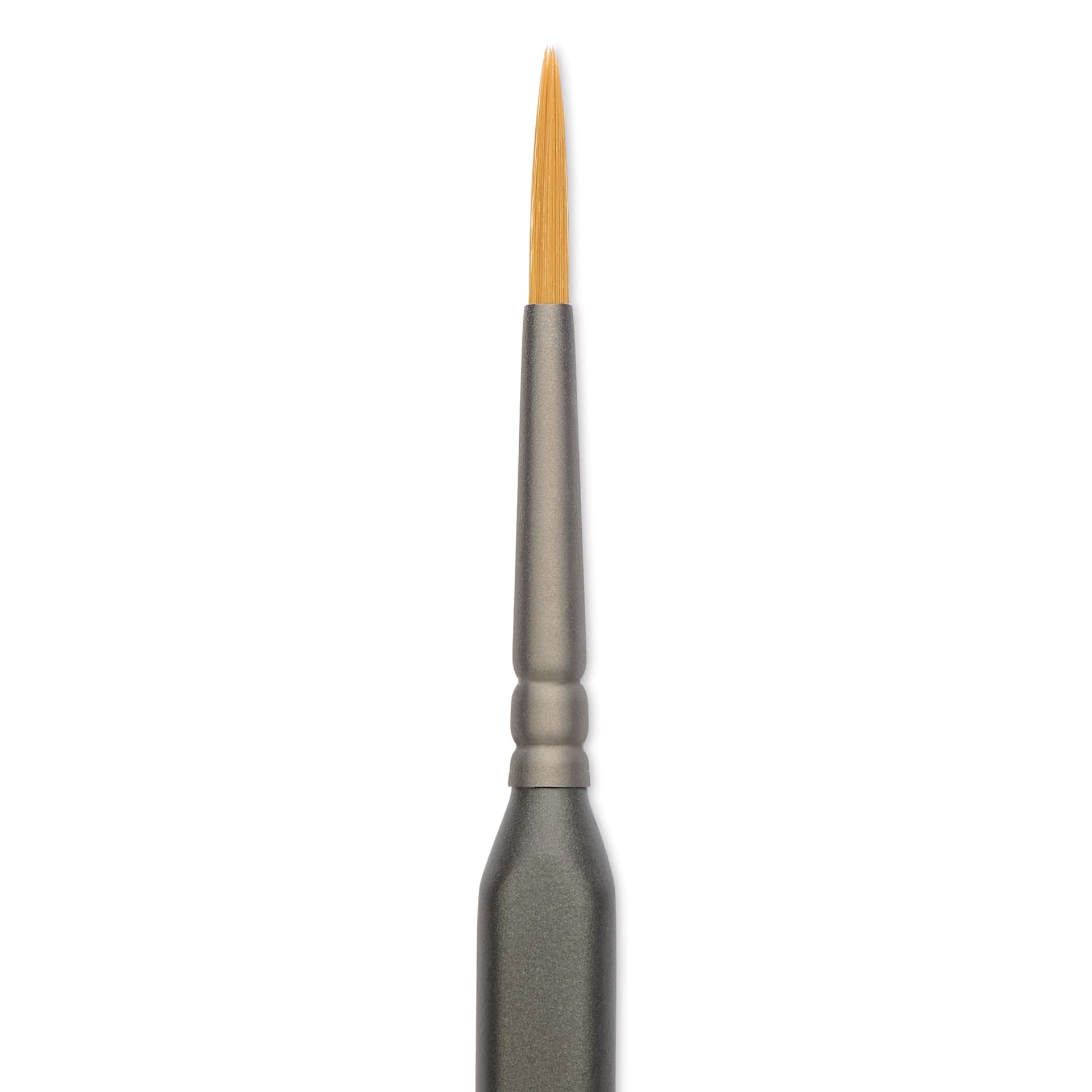 Vallejo Synthetic Golden Toray Hobby Brush - Precision Round, Size 2, close up